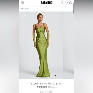 Brand new, never wore. Beautiful green formal dress.